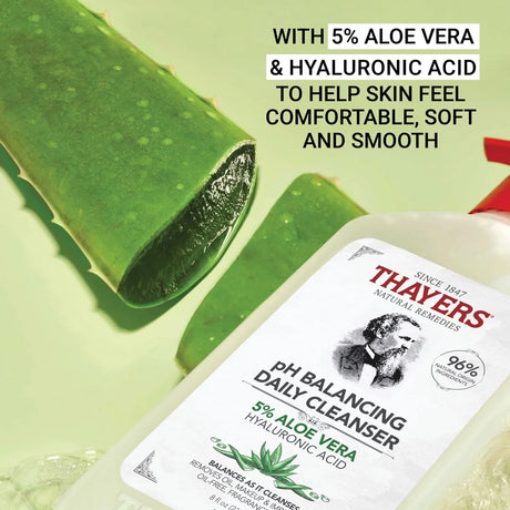 Thayers pH Balancing Gentle Face Wash with Aloe Vera and Hyaluronic Acid, 8oz - Kenya