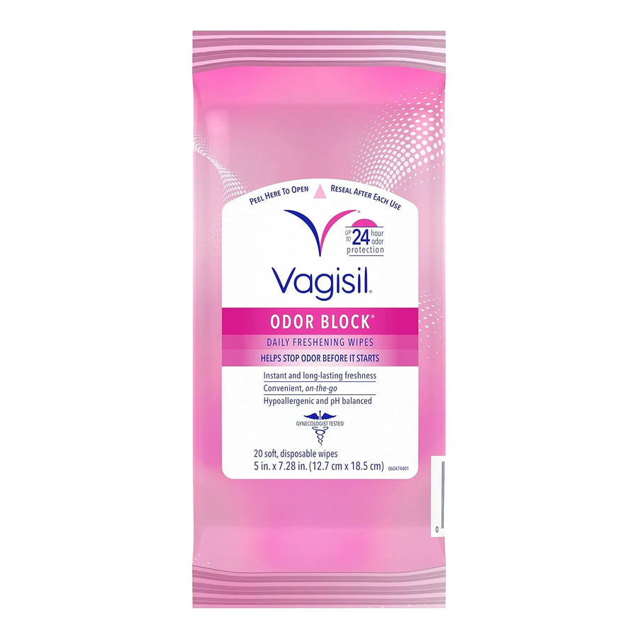 Vagisil Odor Block Daily Freshening Wipes